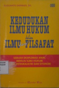 Image of Kedudukan Ilmu Hukum dalam Ilmu dan filsafat